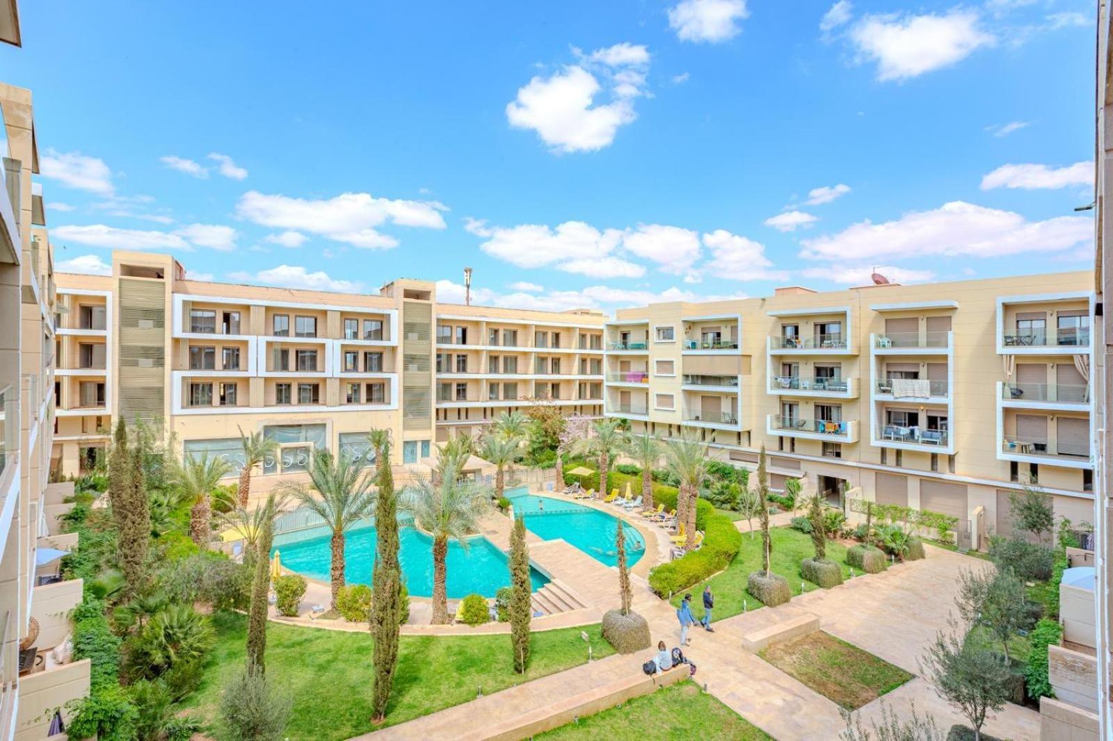 Royal Deluxe Platinum - Marrakech, Luxe Pool View Apartment Marrakesh Ngoại thất bức ảnh