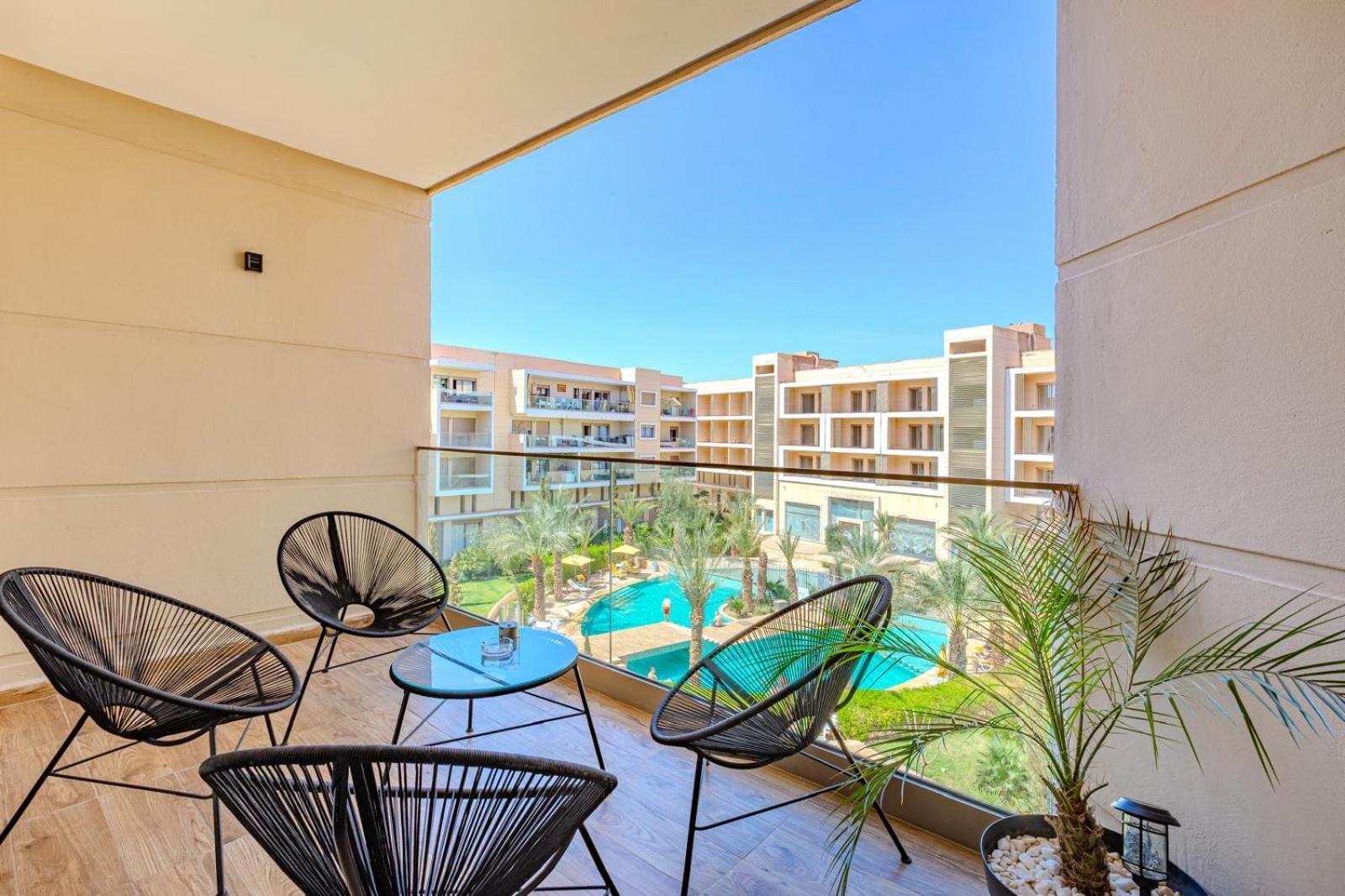 Royal Deluxe Platinum - Marrakech, Luxe Pool View Apartment Marrakesh Ngoại thất bức ảnh