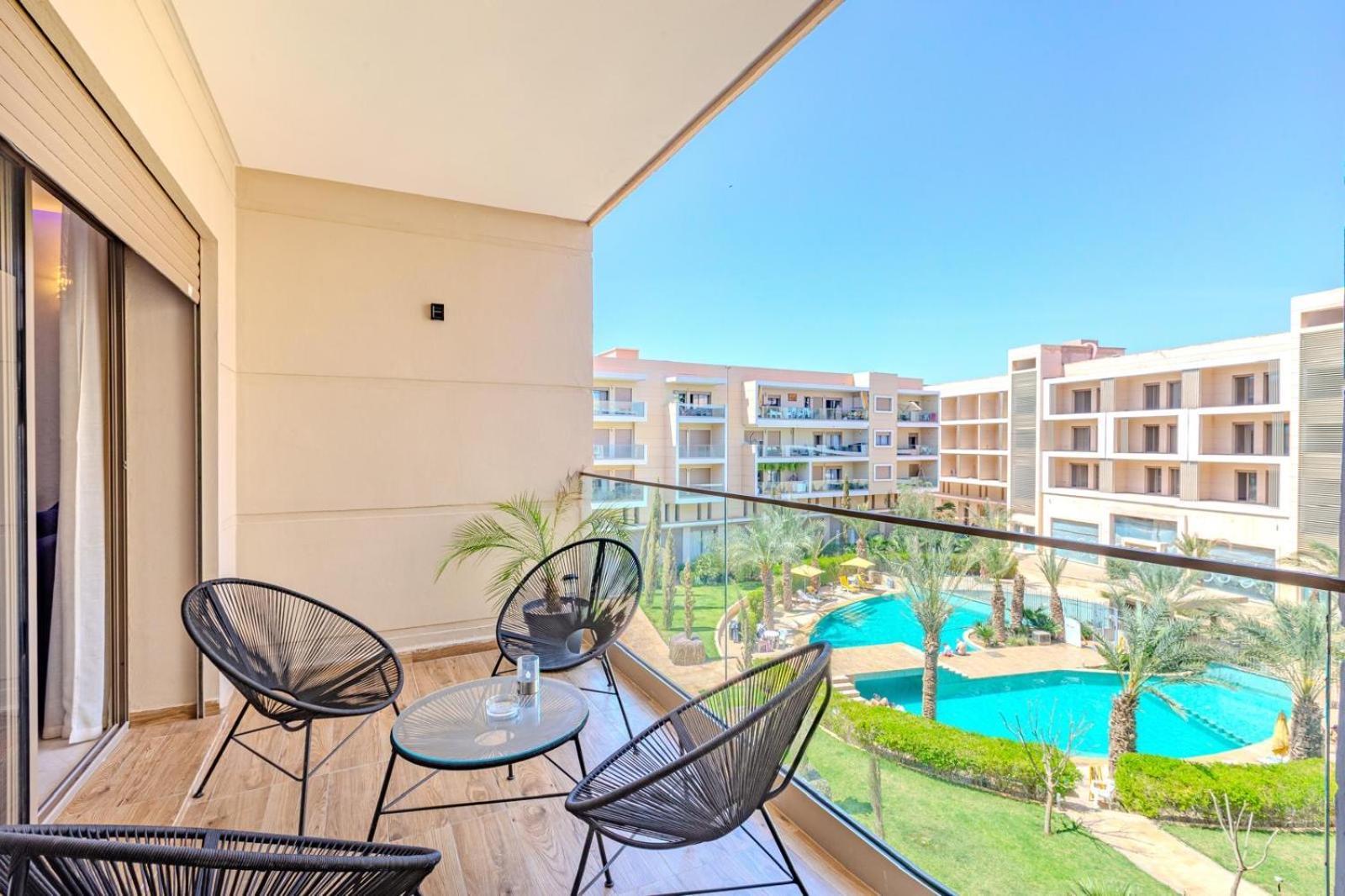 Royal Deluxe Platinum - Marrakech, Luxe Pool View Apartment Marrakesh Ngoại thất bức ảnh
